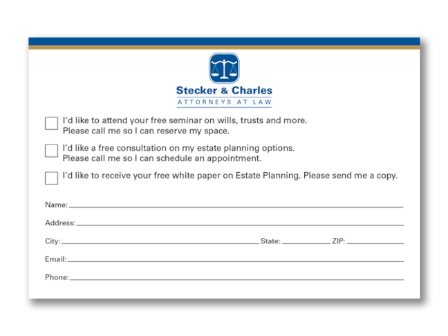 Law firm direct mail