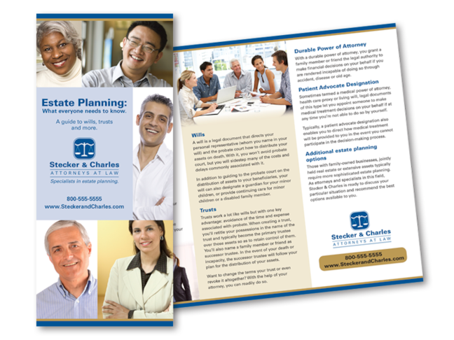 Law firm brochure design