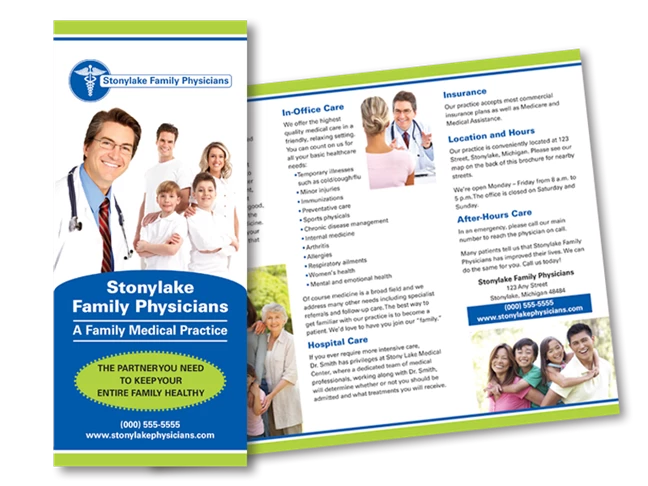 Physician Practice Marketing Brochure
